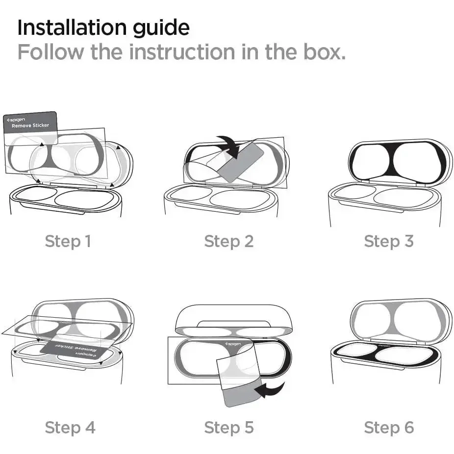 [2 Pack] AirPods Pro 2 (2022) Shine Shield AirPods Pro (2019)