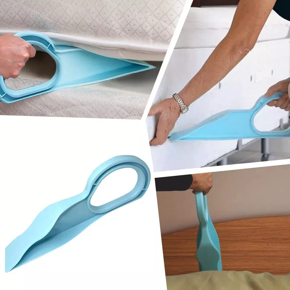 2PCS Mattress Lifter Wedge Elevator Household Bed Making Mattress Lifting Handy Tool Bed Maker Kit Mattress Raiser