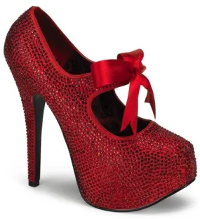 5 3/4" Heel Rhinestone Platform (Teeze-04R Final Sale)