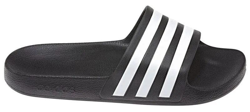 adidas Adilette Aqua Sliders - Black/White