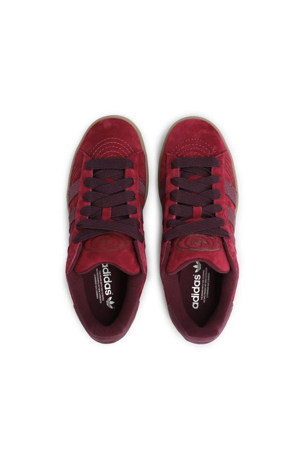 Adidas Campus 00S 'Collegiate Burgundy/Orbit Grey'