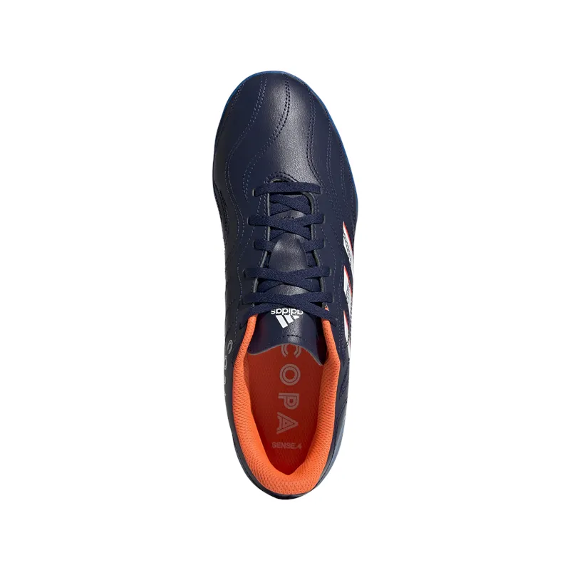adidas Copa Sense.4 Turf Football Boots - Adult - Navy Blue/White/Blue Rush