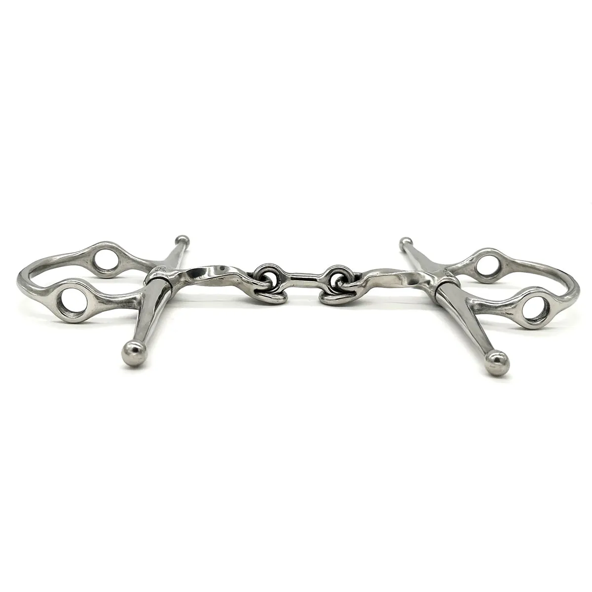 AJR Twisted Locking Dog Bone Nelson Gag Bit