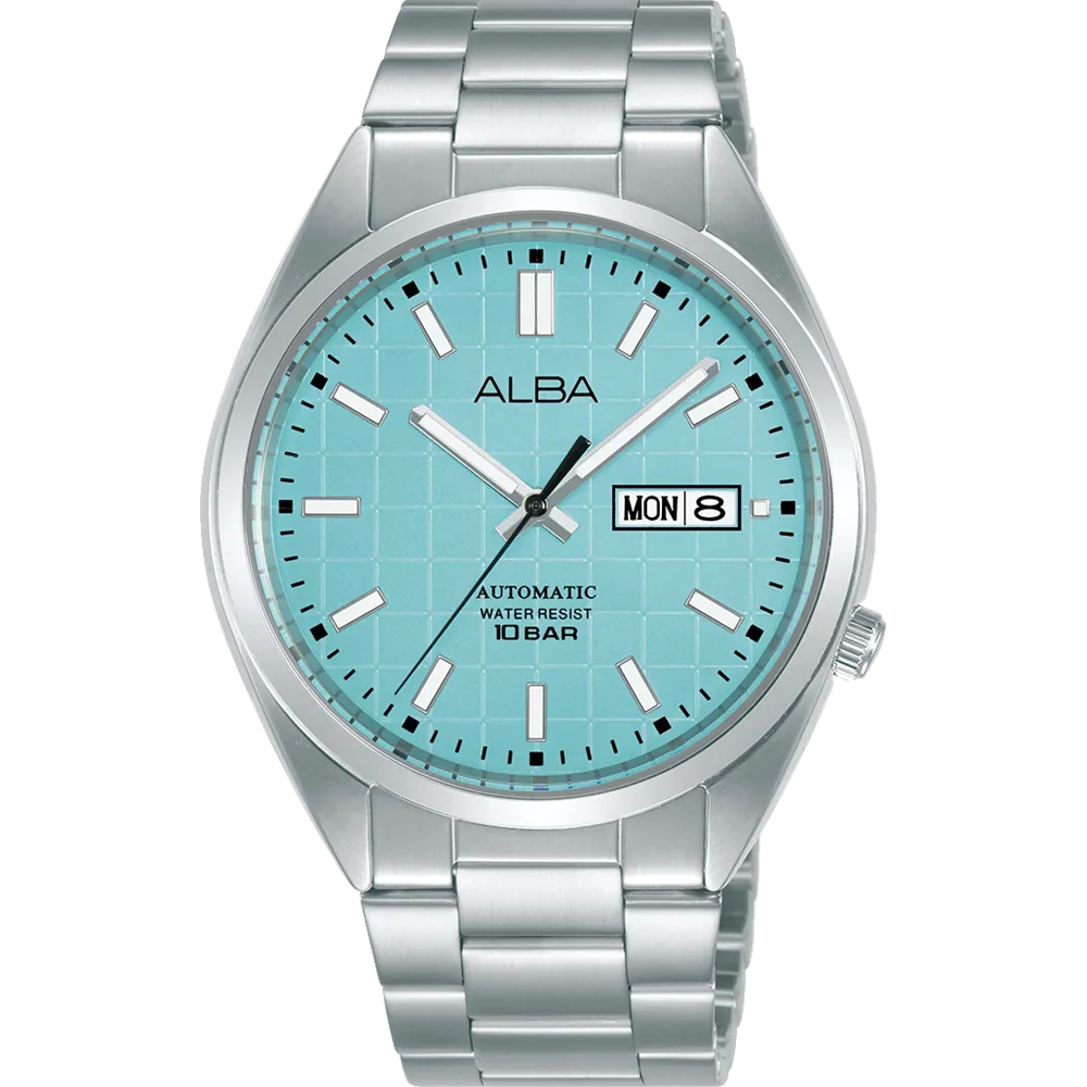 Alba Mechanical Daywear Automatic Blue Dial Mens Watch AL4321X