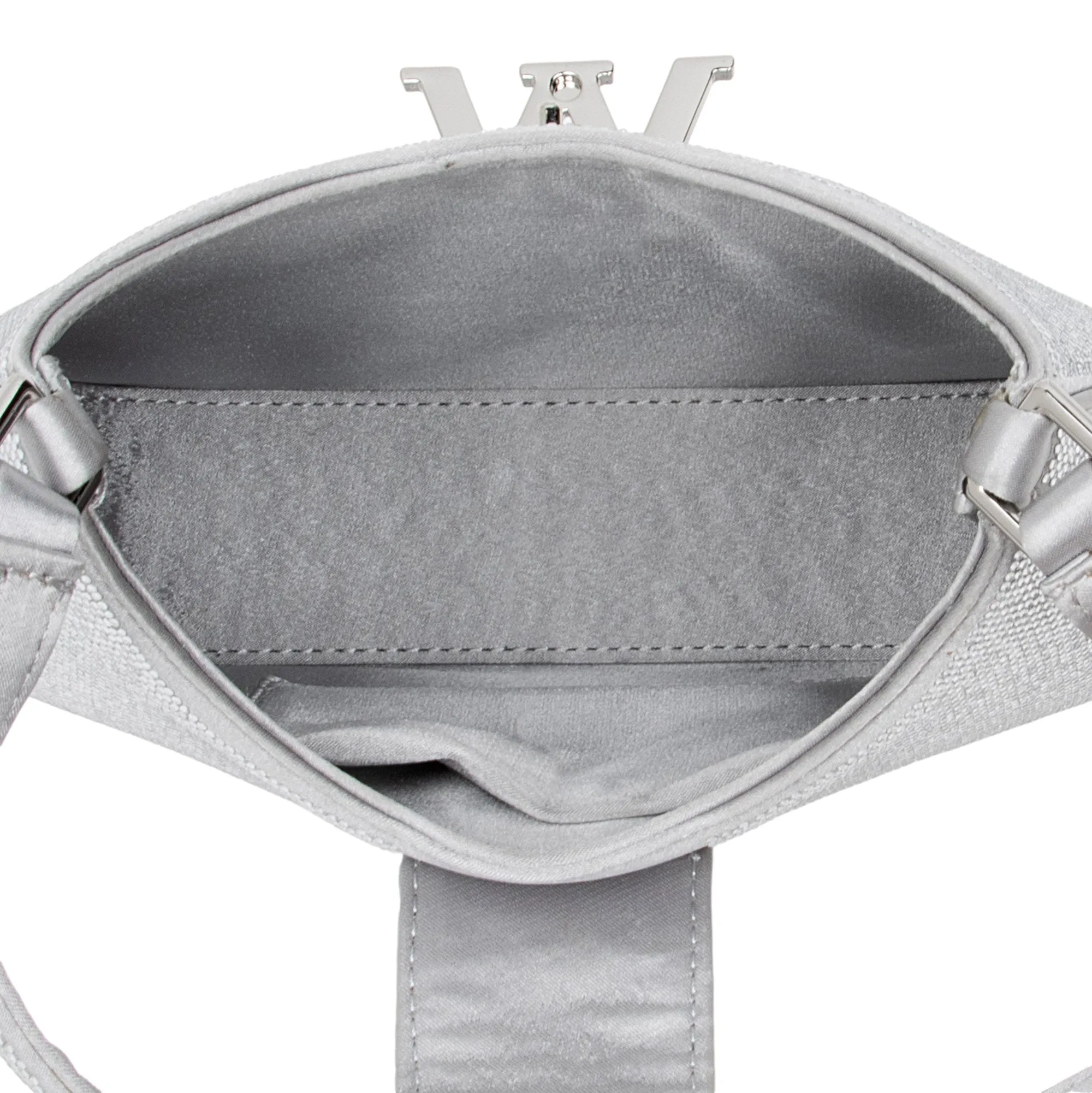 Alexander Wang Satin Crystal Embellished Legacy W Small Hobo (SHF-1wfdbz)