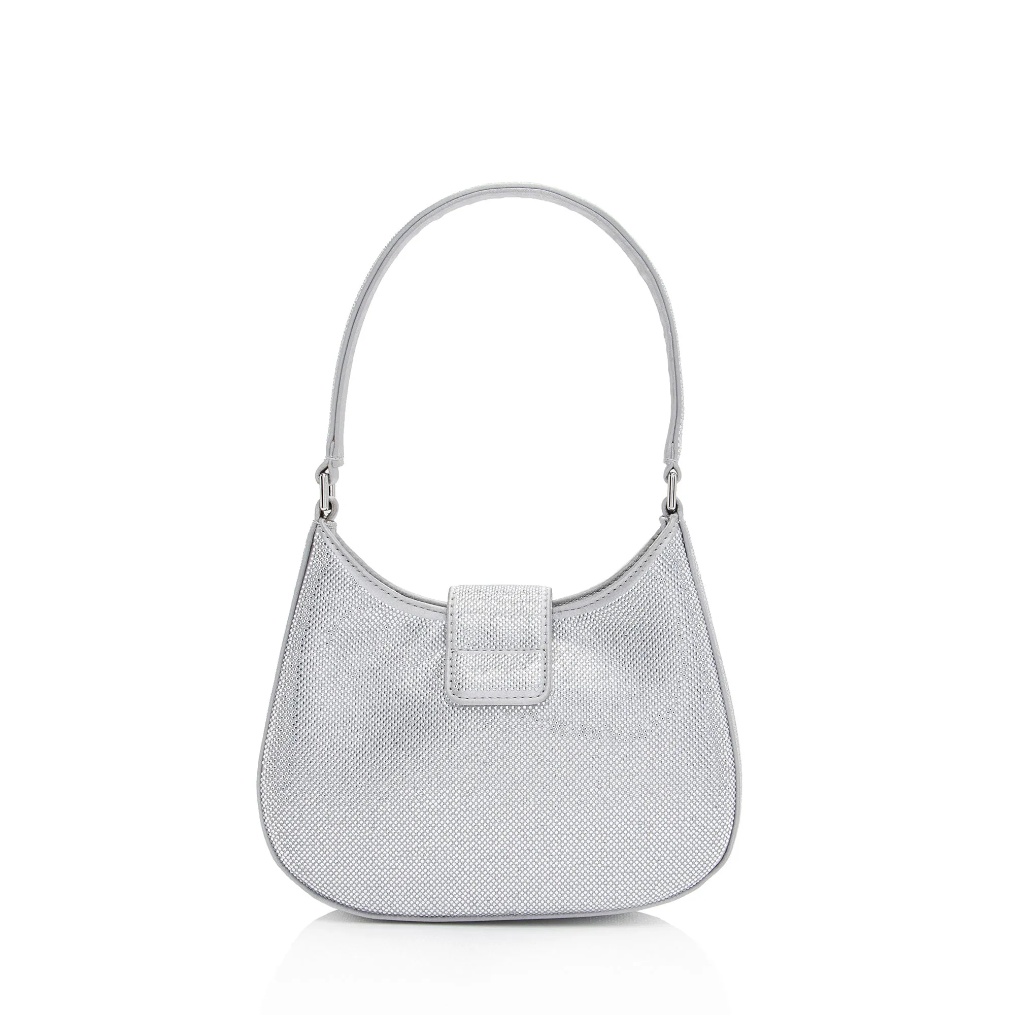 Alexander Wang Satin Crystal Embellished Legacy W Small Hobo (SHF-1wfdbz)