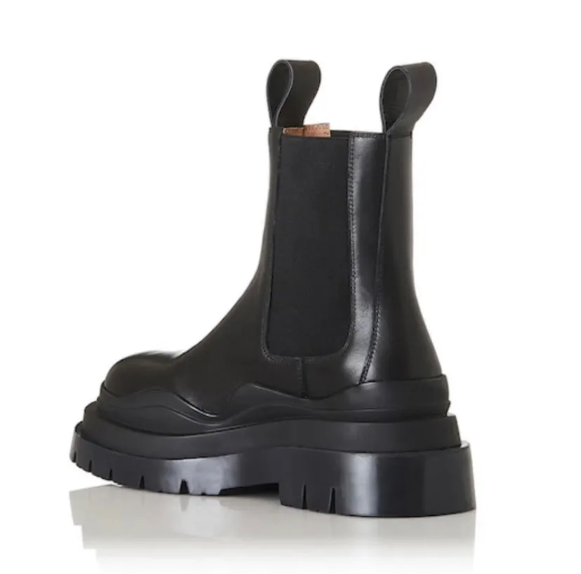 Alias Mae Pixie Black Leather Chelsea Boots