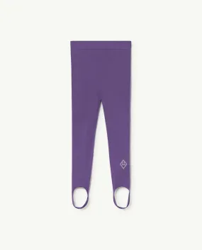 Alligator Kids Leggins - Purple