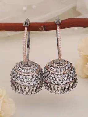 Antique Prifti Zirconia Jhumkis