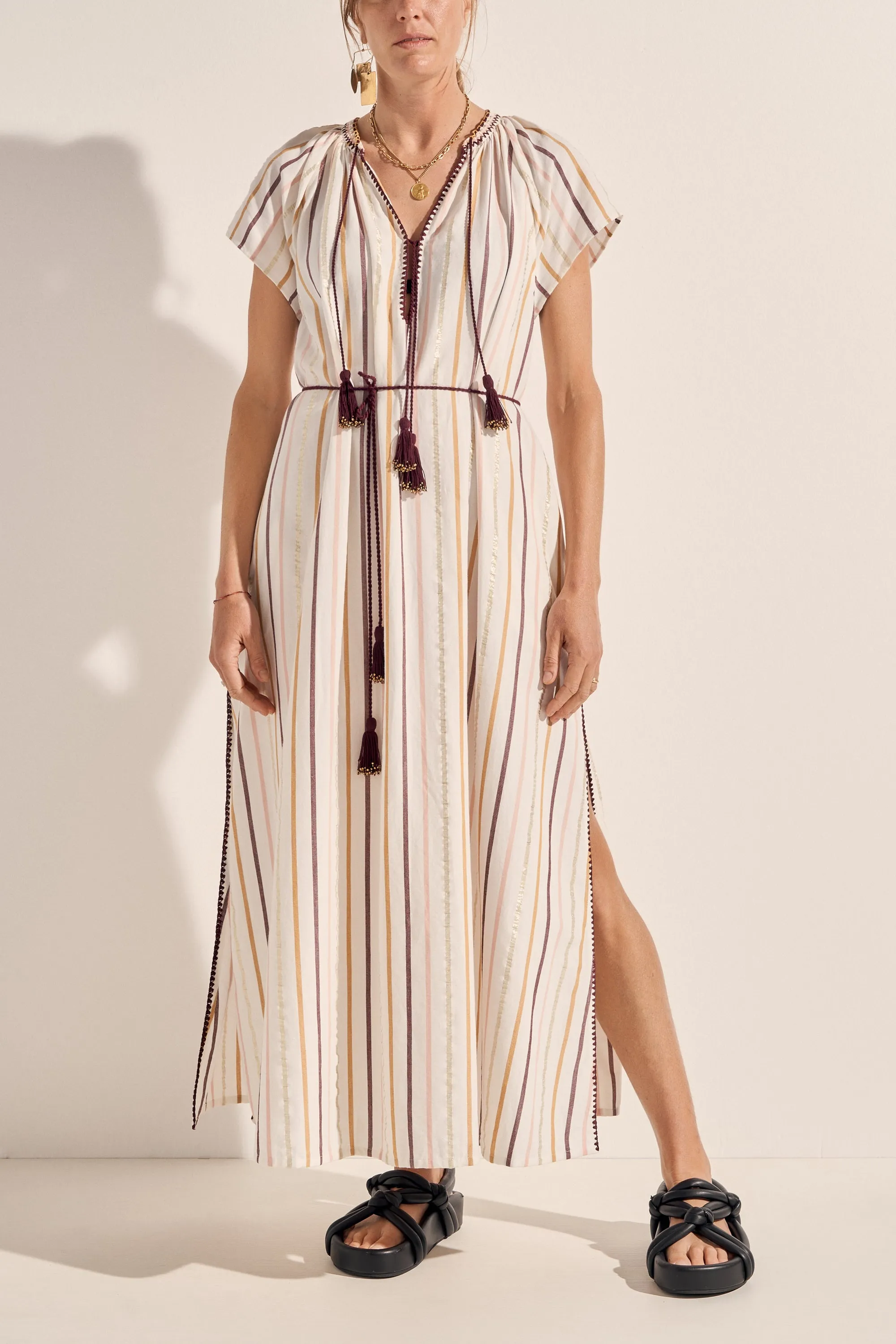 Aphea Casablanca Stripe Caftan