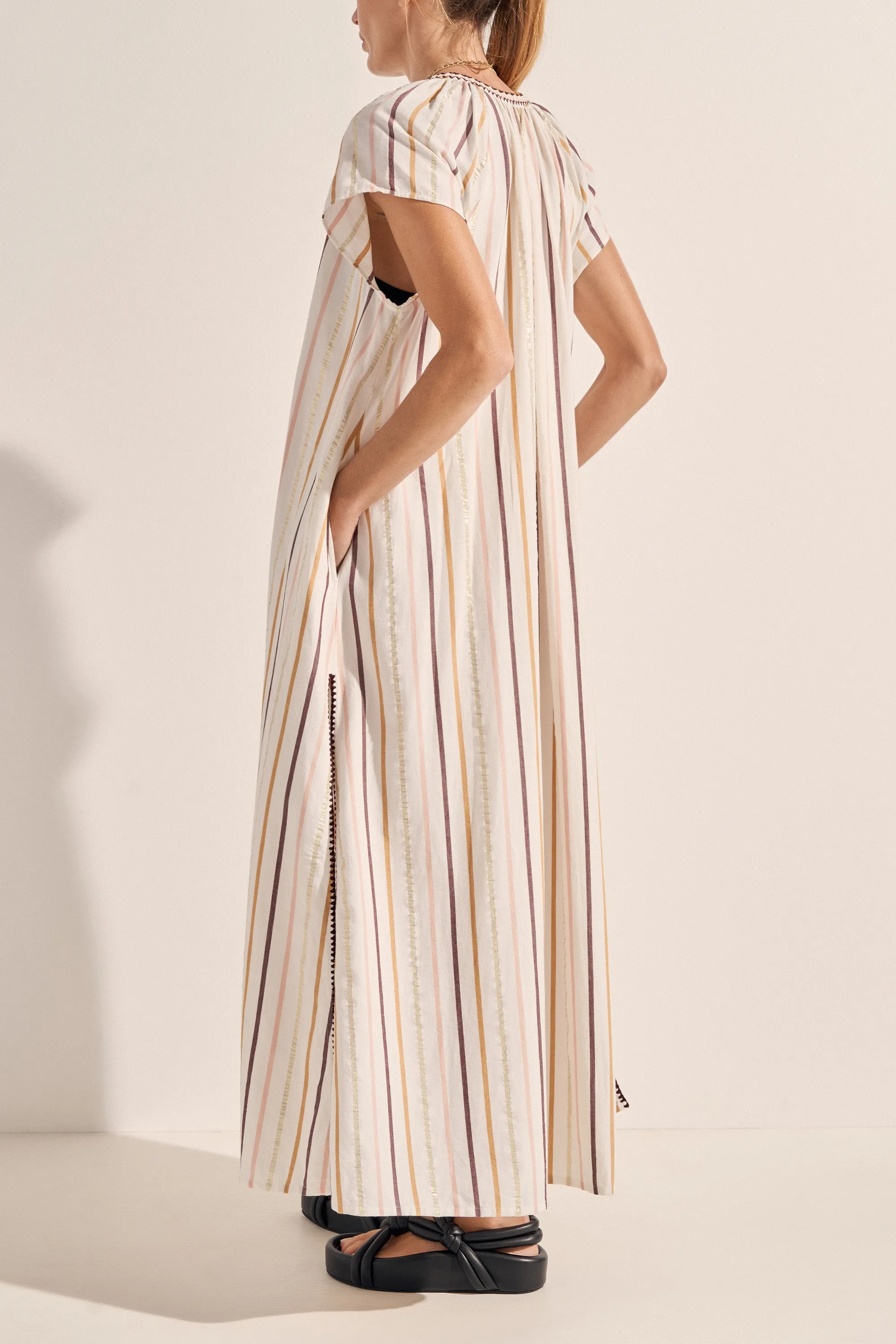 Aphea Casablanca Stripe Caftan