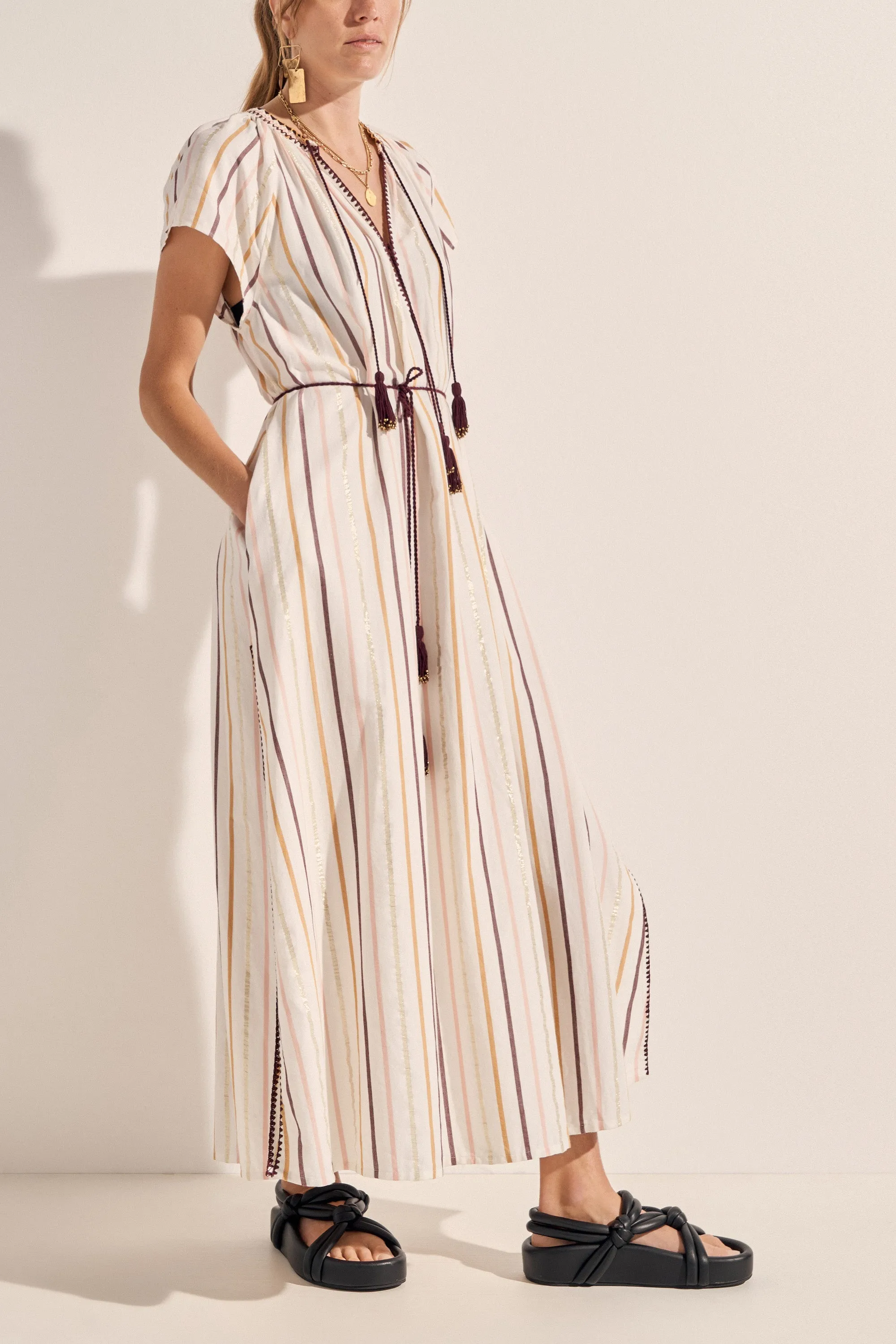 Aphea Casablanca Stripe Caftan