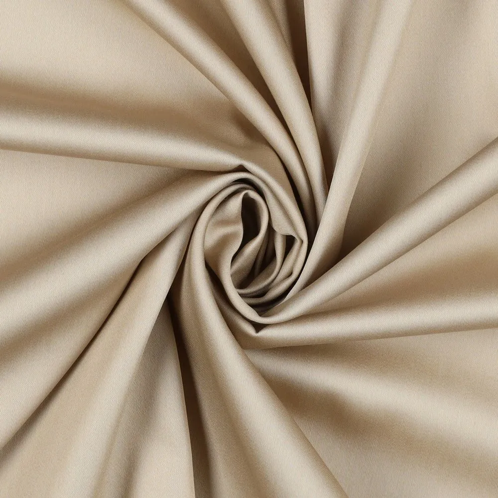 Baumwoll- Satin beige