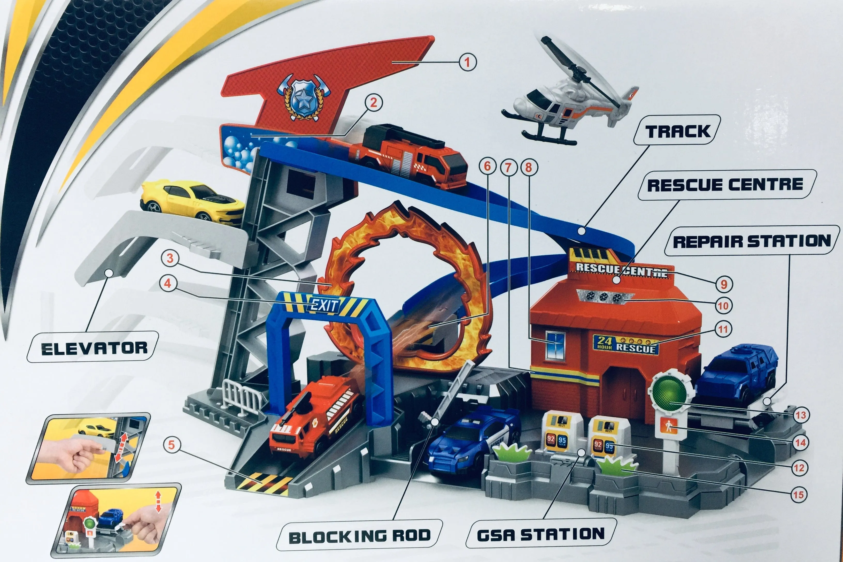 BCD  Rescue Centre: Equipped with a gas station, Elevator and Rapair Centre for the extra fun - P869A