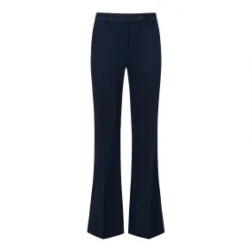 Bianca Stretch Wide Leg Pant - Navy