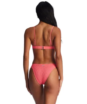 BILLABONG Women's Summer High Hike Bikini Bottoms Coral Crush