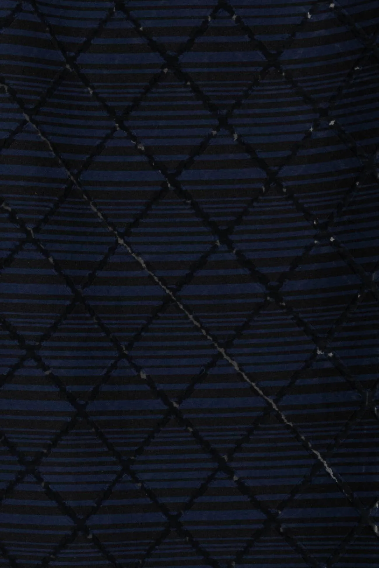 Blue Diamond Jacquard Italian Woven -2 units (1 yard)