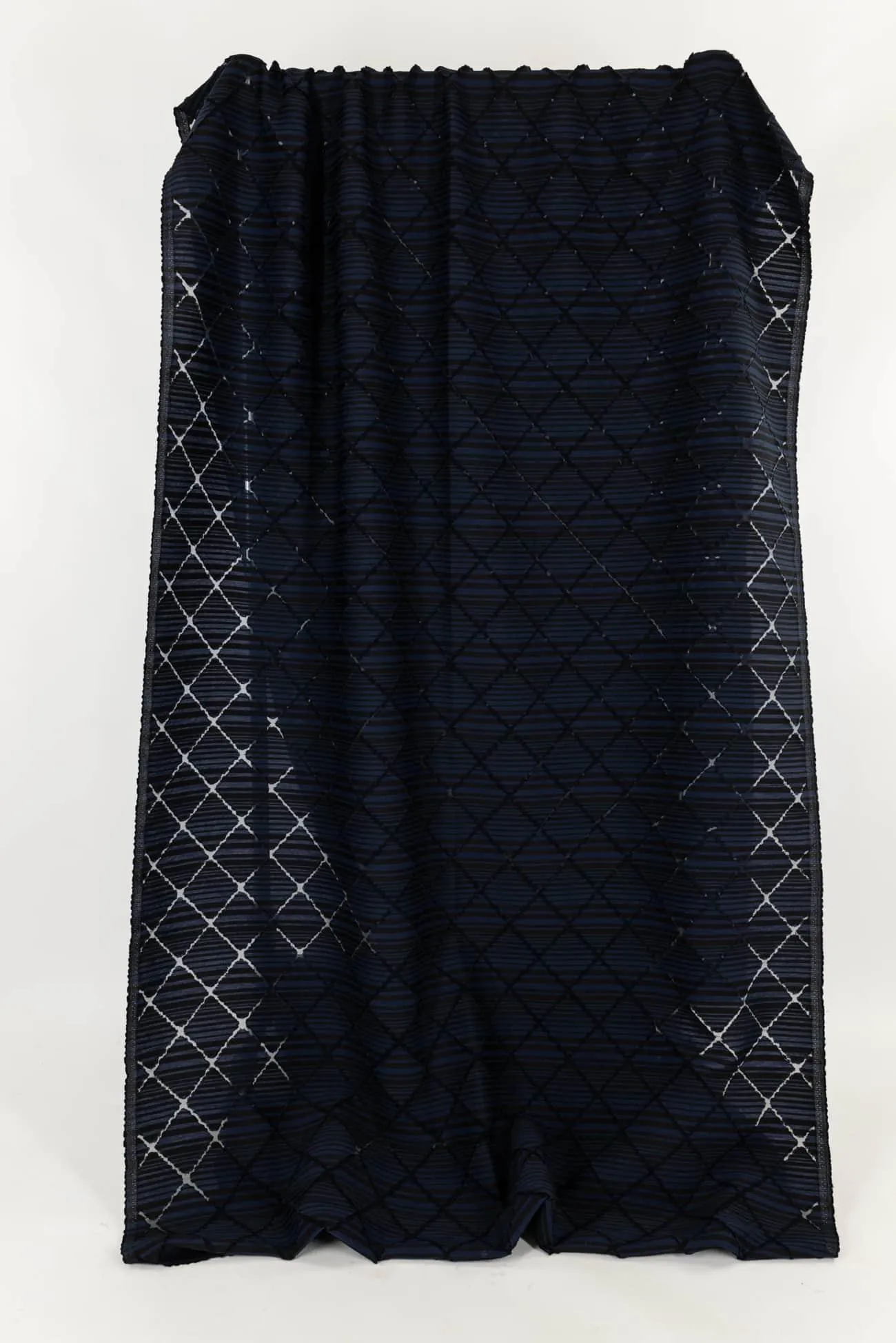 Blue Diamond Jacquard Italian Woven -2 units (1 yard)