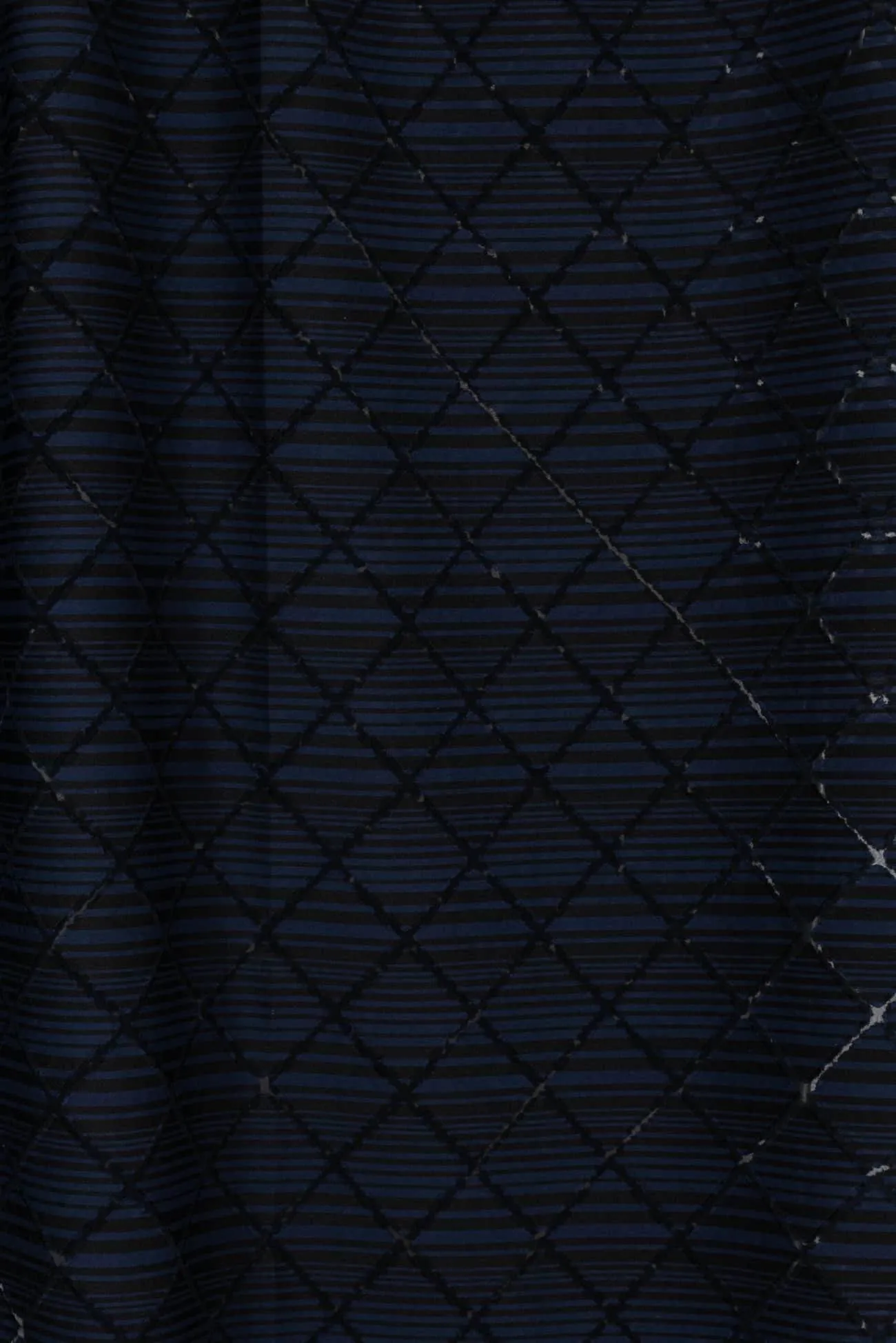 Blue Diamond Jacquard Italian Woven -2 units (1 yard)