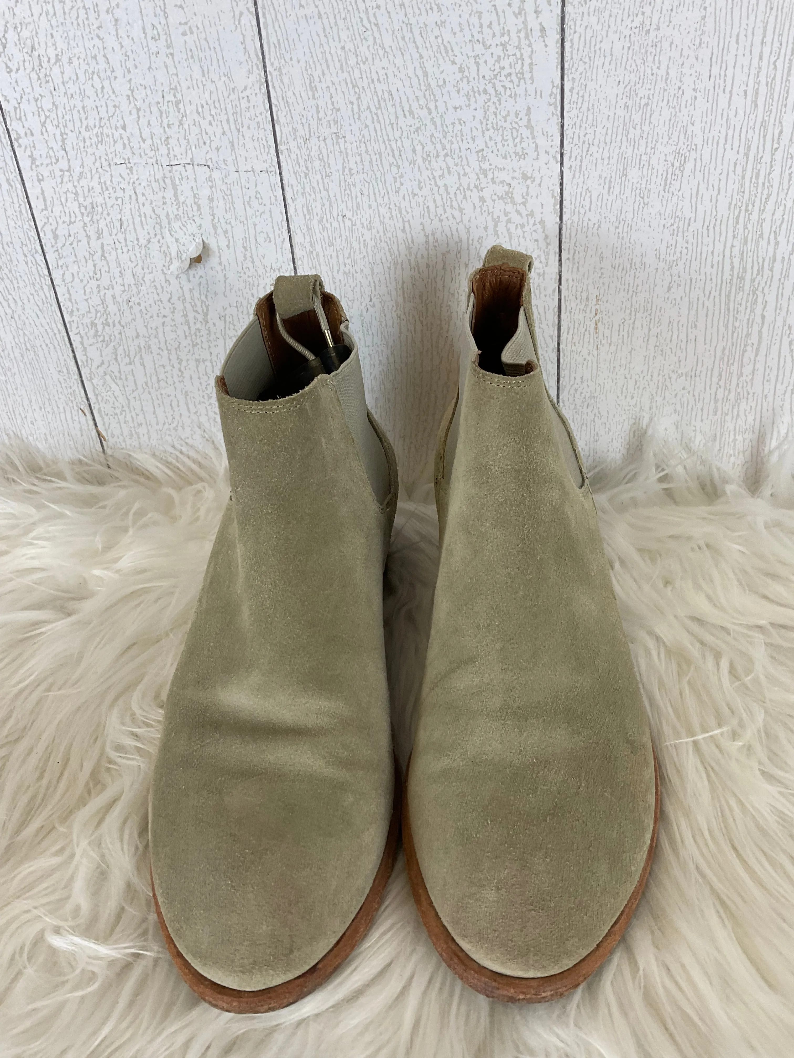 Boots Ankle Flats By Frye In Tan, Size: 7.5