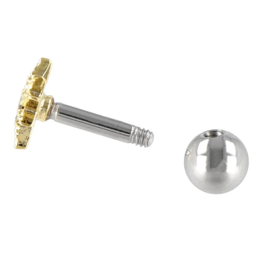 Bright Star Barbell Earrings