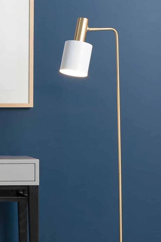 Brockhurst Gold Floor Lamp