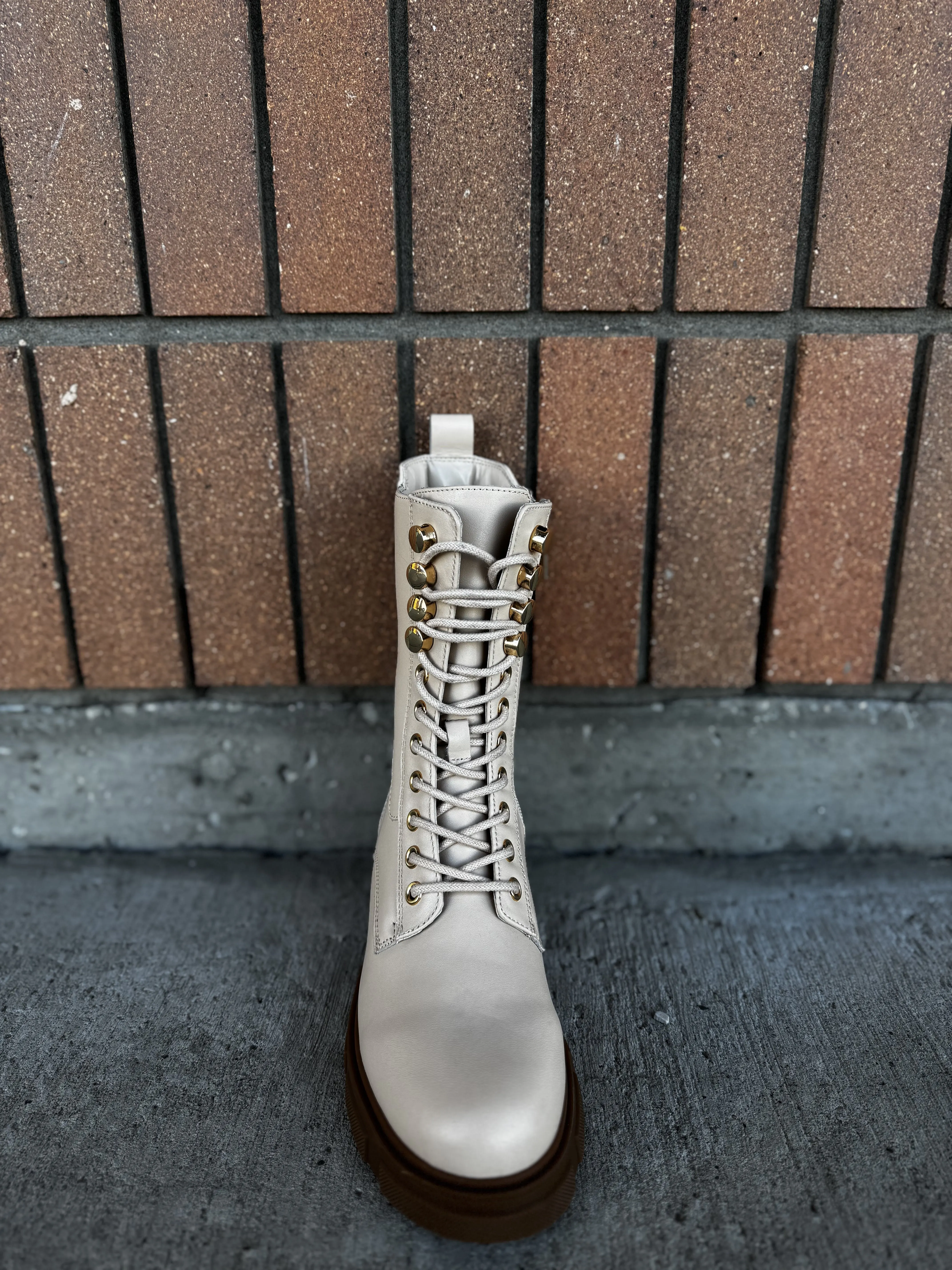 Cara Cream Leather WATERPROOF Boot