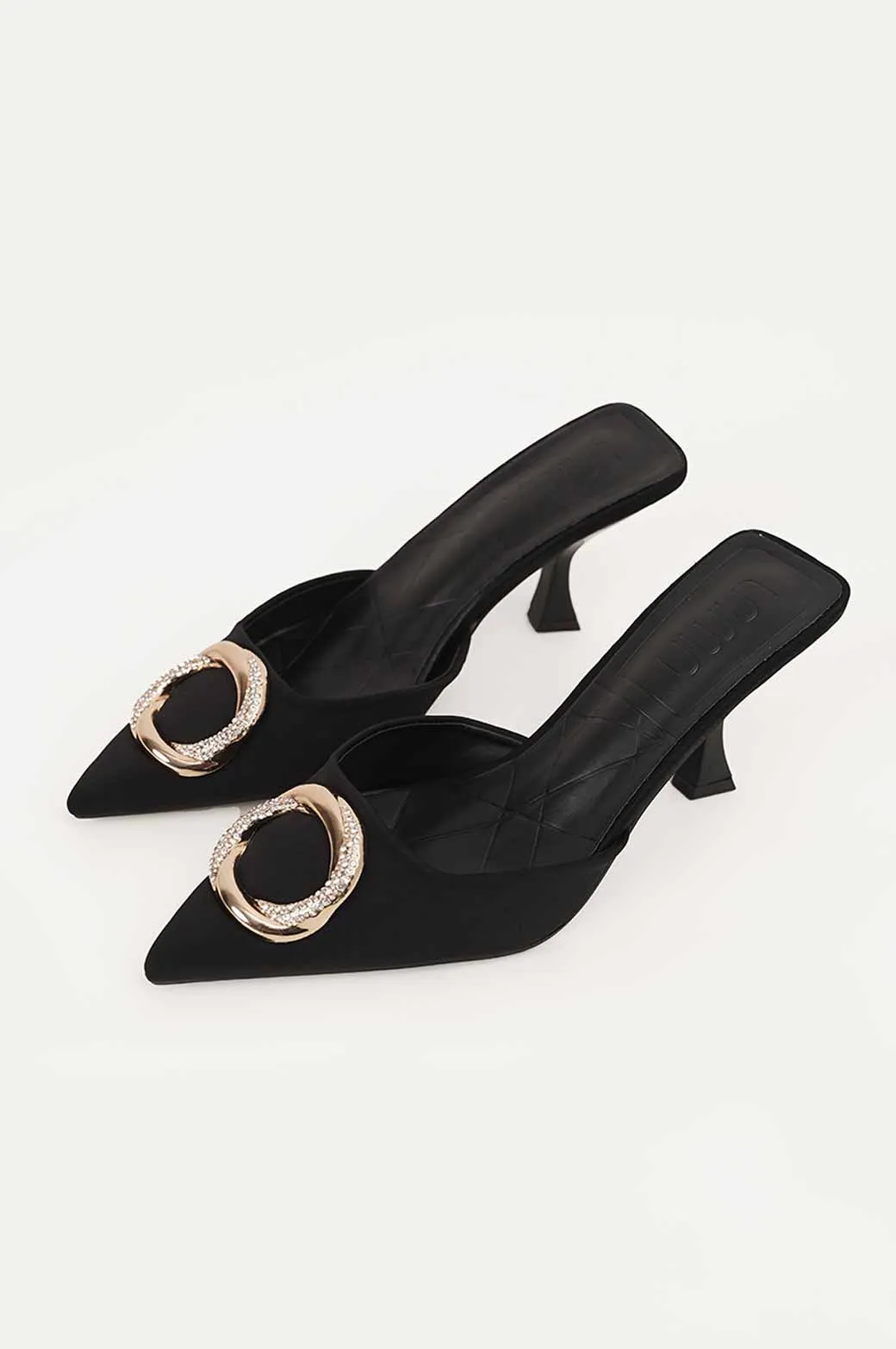 CHER SATIN HEEL