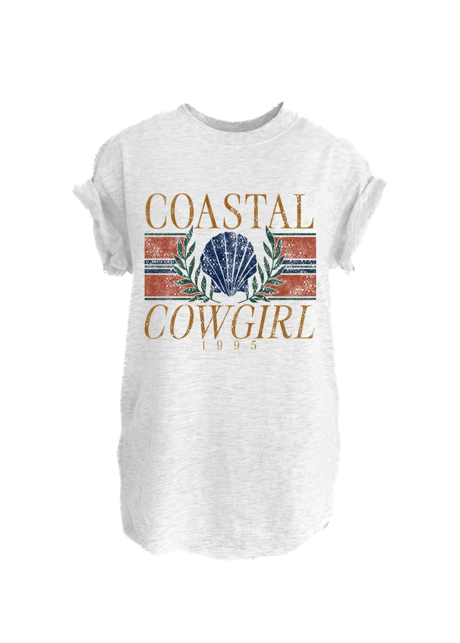 COASTAL COWGIRL SIDE SLIT TEE