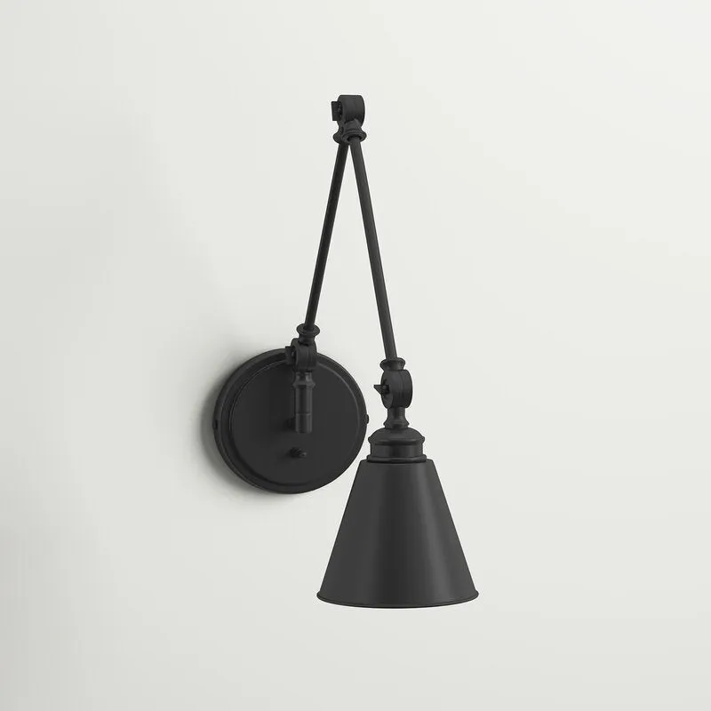 Dewar 1 Light Dimmable Plug-In Swing Arm