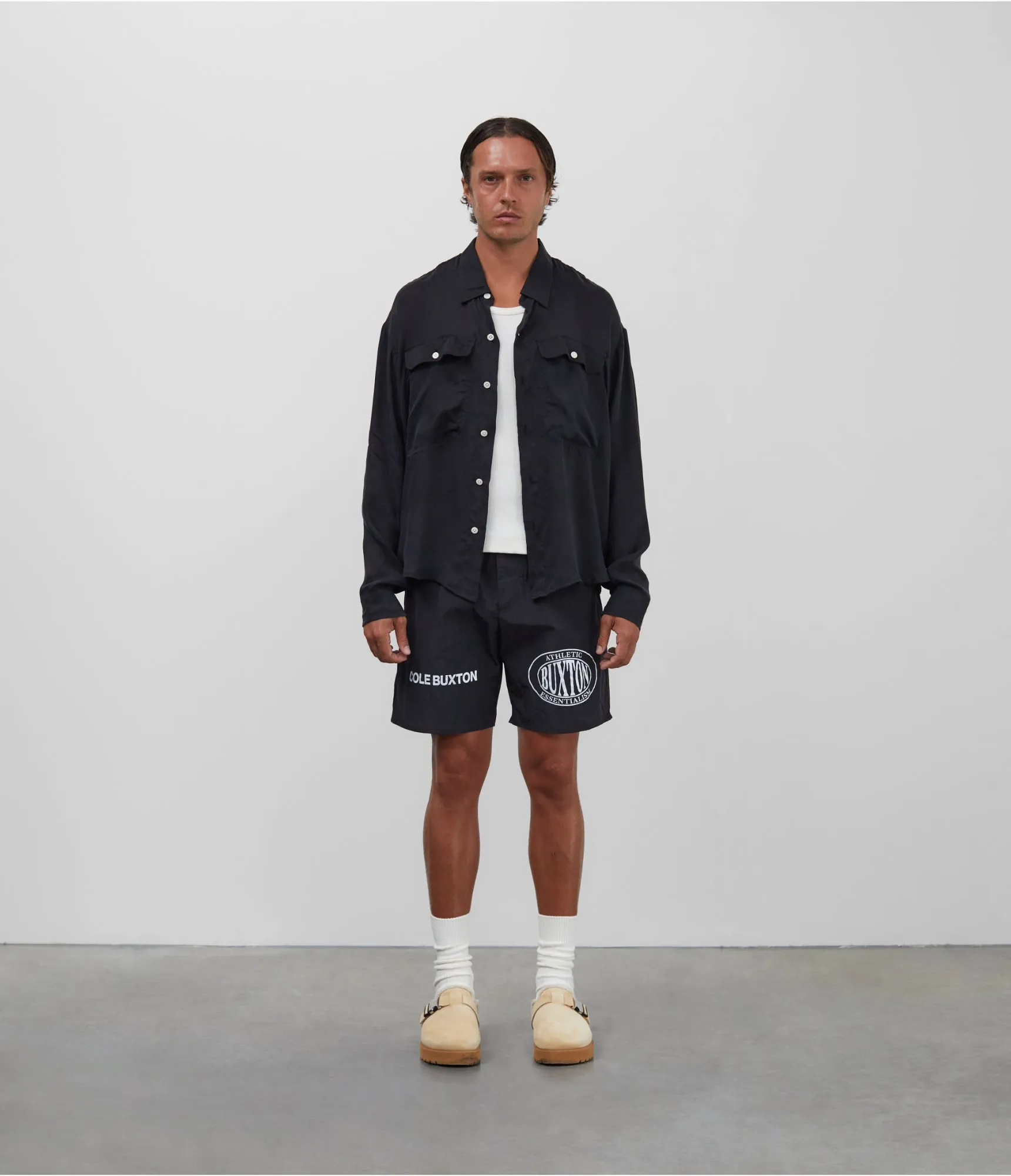 DOUBLE POCKET BOXY SHIRT