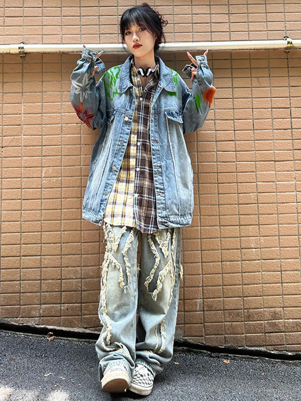 DressBetty - 2024 Distressed Street Vintage Casual Jeans