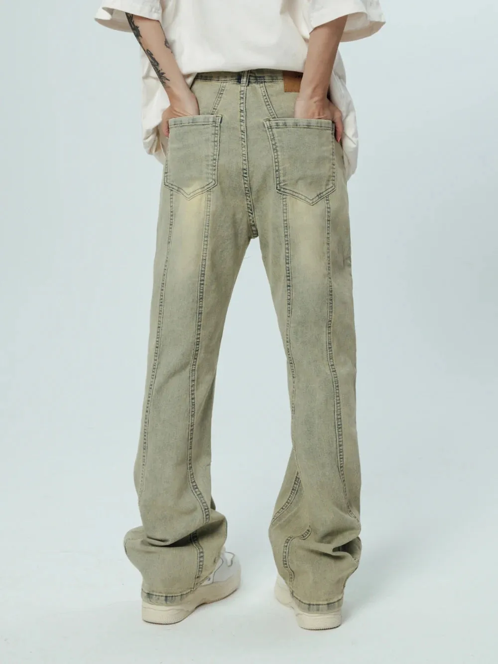 DressBetty - 2024 Korean Baggy Graphic Y2K Jeans