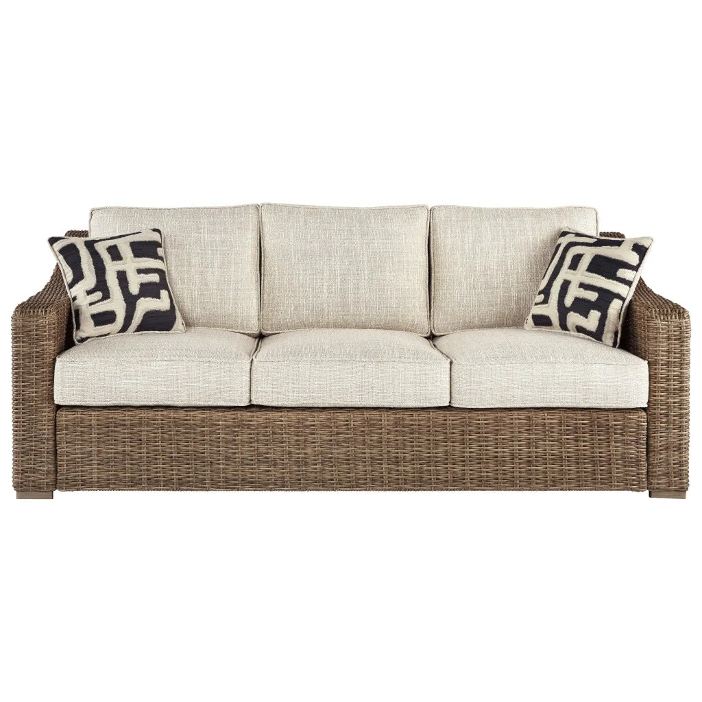 Fire Island Mist Outdoor 83" Sofa