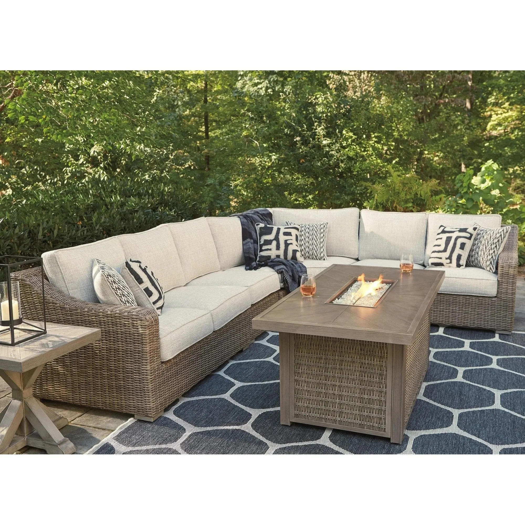 Fire Island Mist Outdoor Sectional