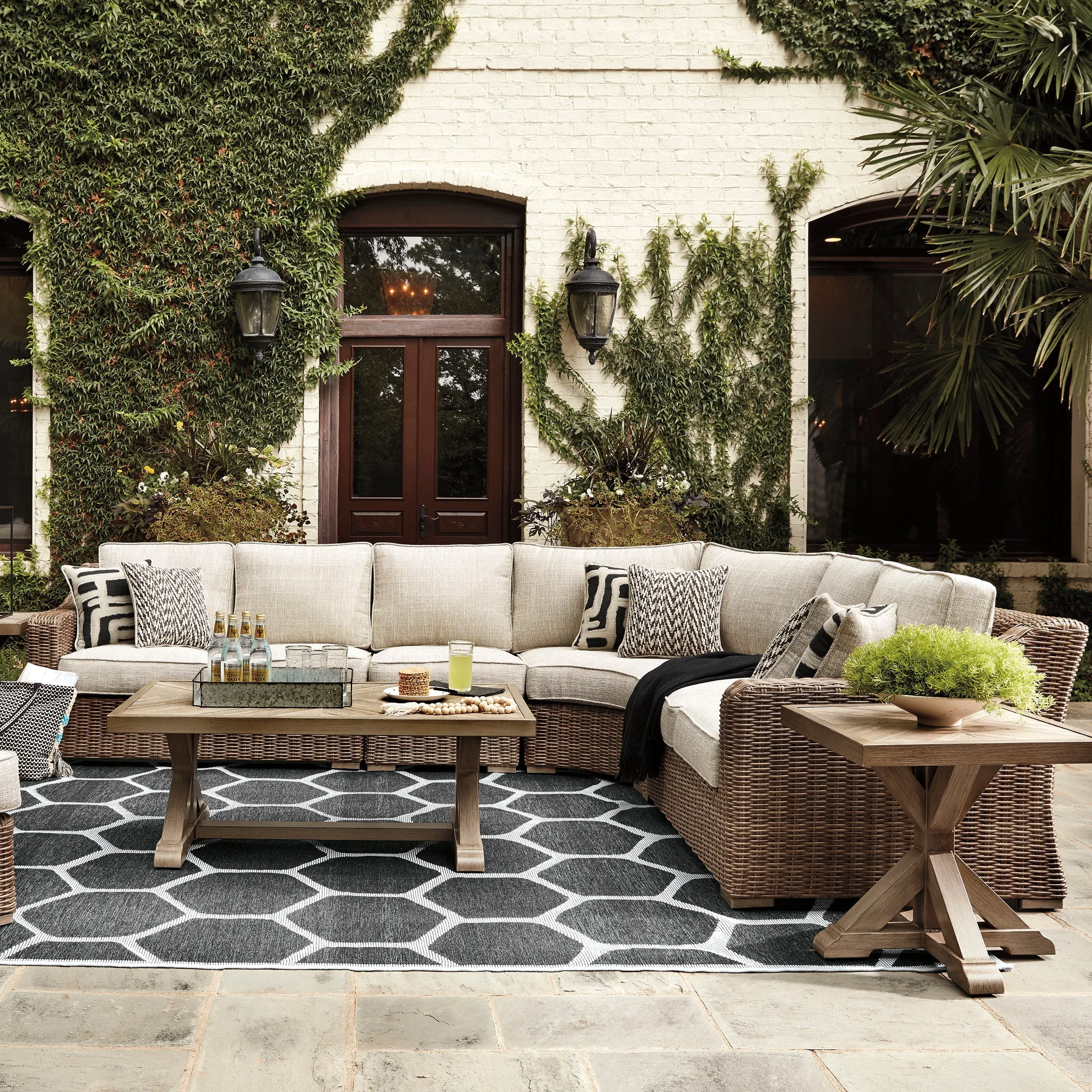 Fire Island Mist Outdoor Sectional