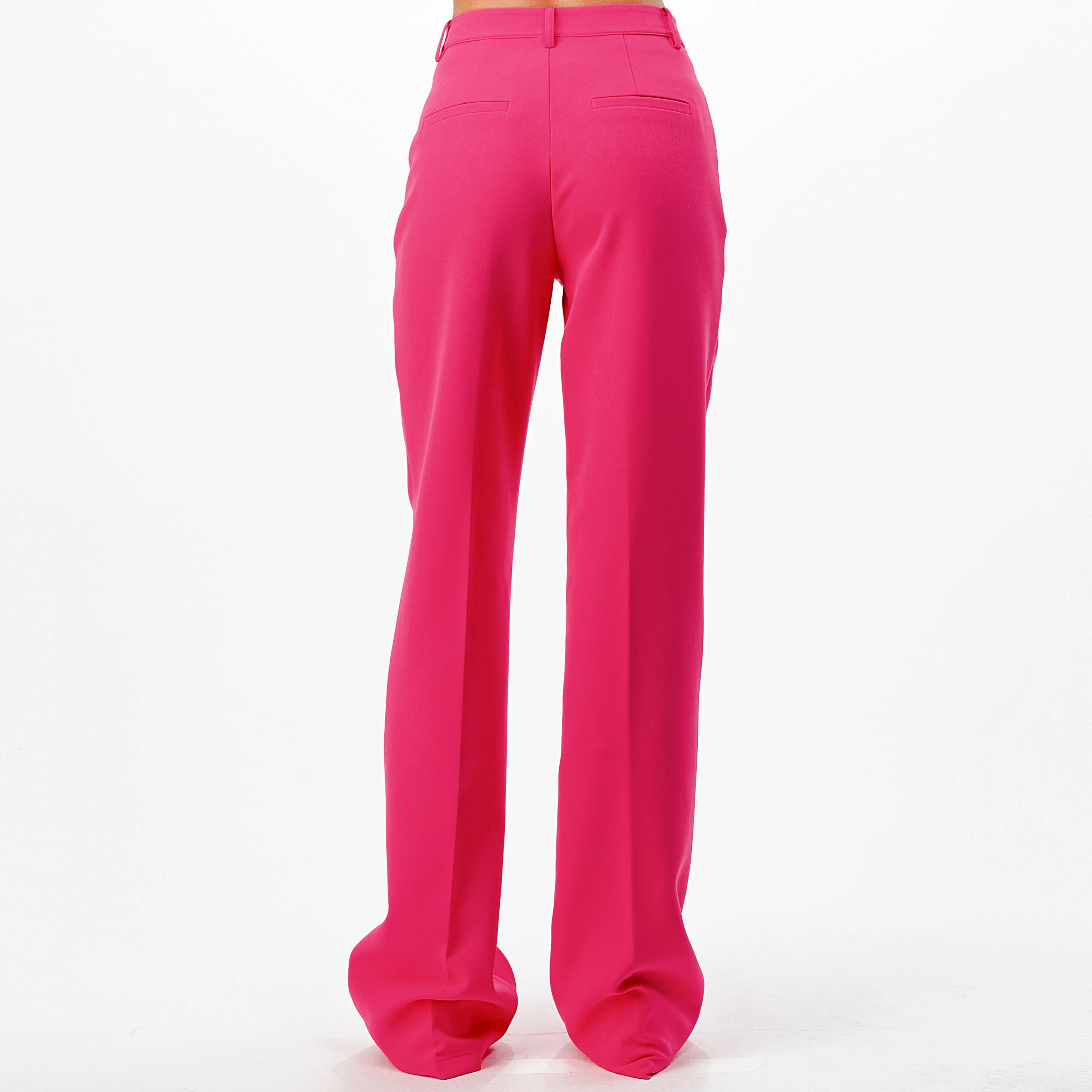 Fuchsia Wide Leg Pantsuit