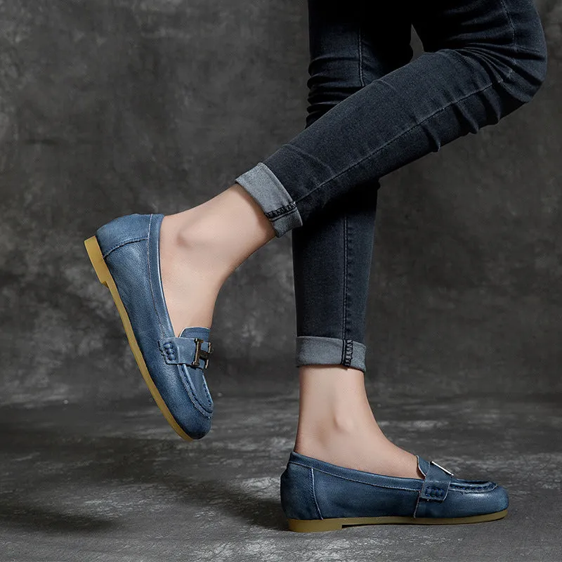 Gift Shoes Spring Summer Flat Handmade Women Flats/Pink
