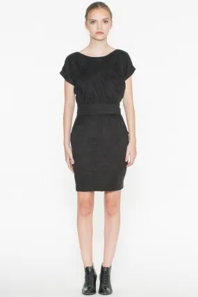 Jean Dress Faux Suede