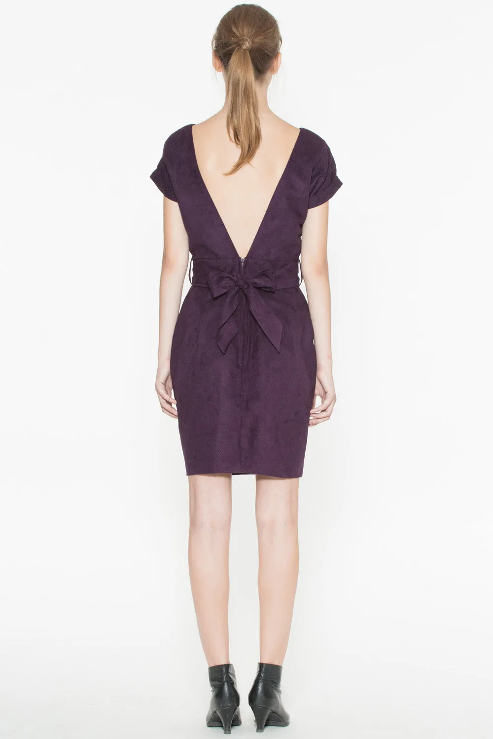 Jean Dress Faux Suede