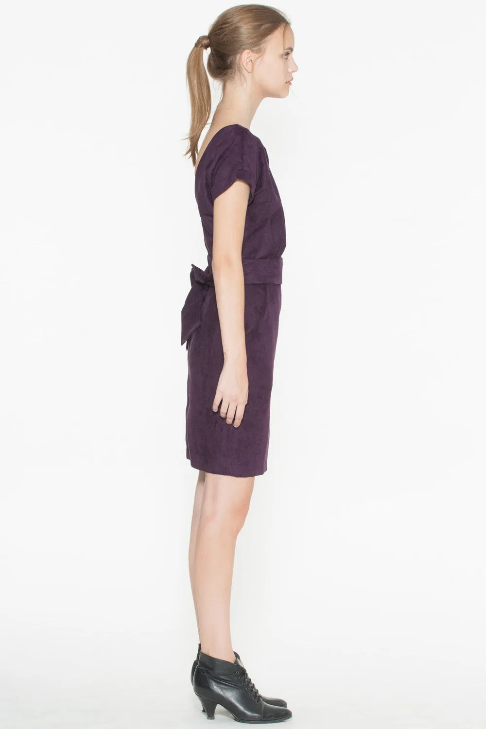 Jean Dress Faux Suede