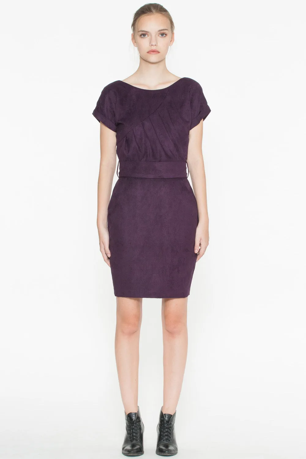 Jean Dress Faux Suede