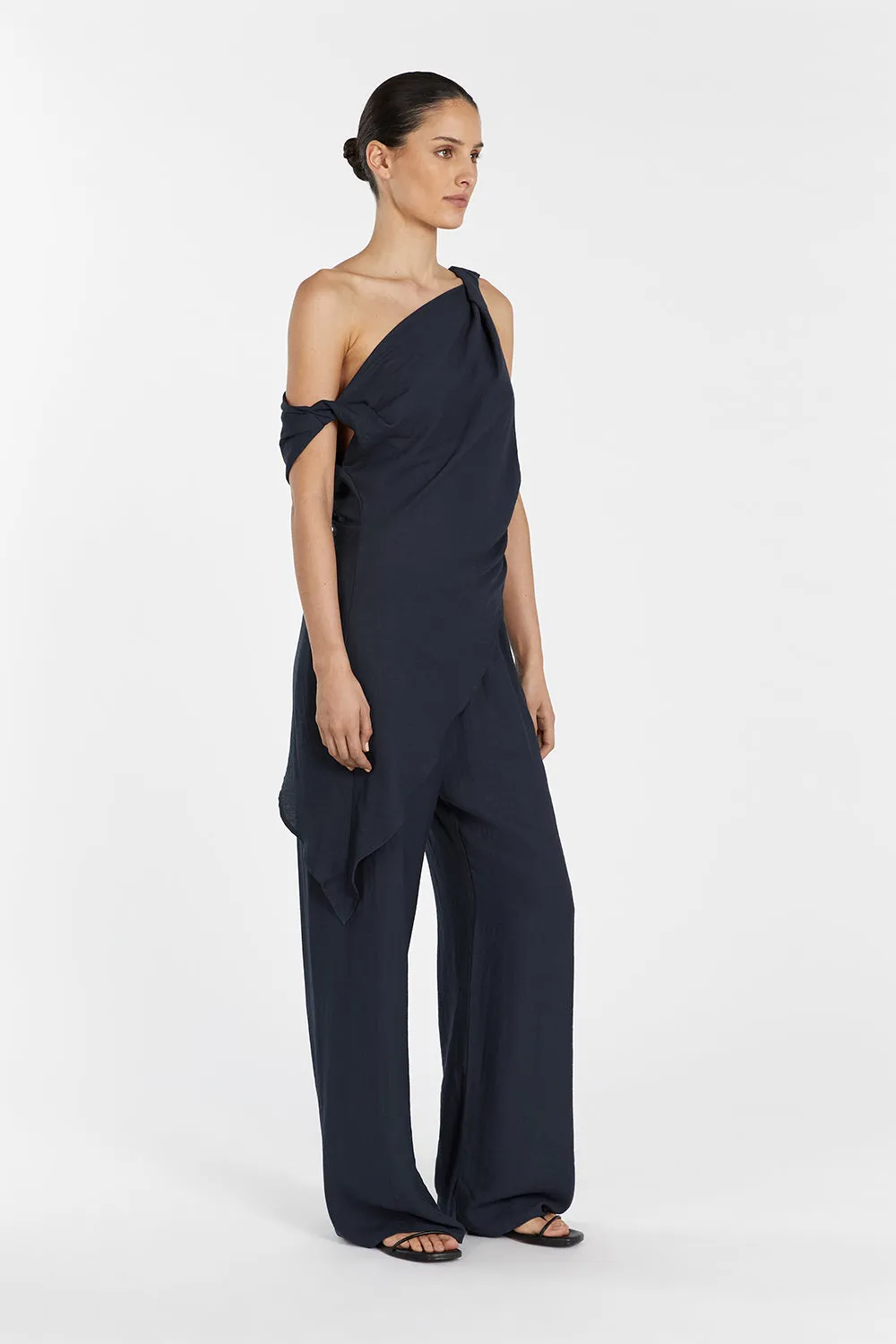 JOLIE SLATE MARLE DRAWSTRING PANT