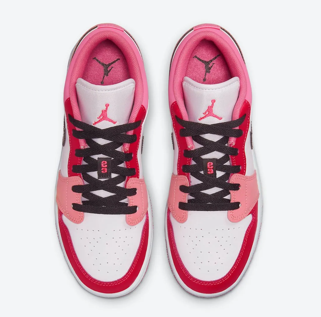 JORDAN 1 LOW PINK RED (GS)