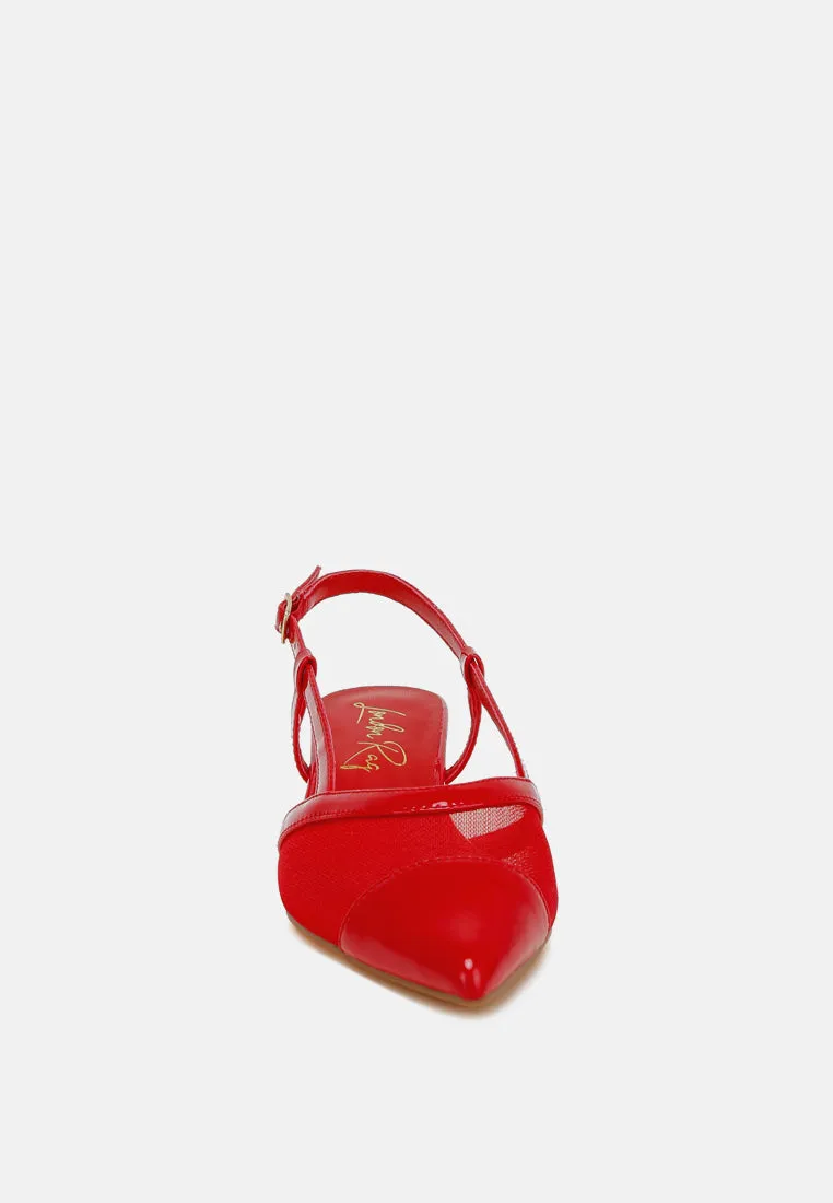 Mesh Slingback Sandals by RUW