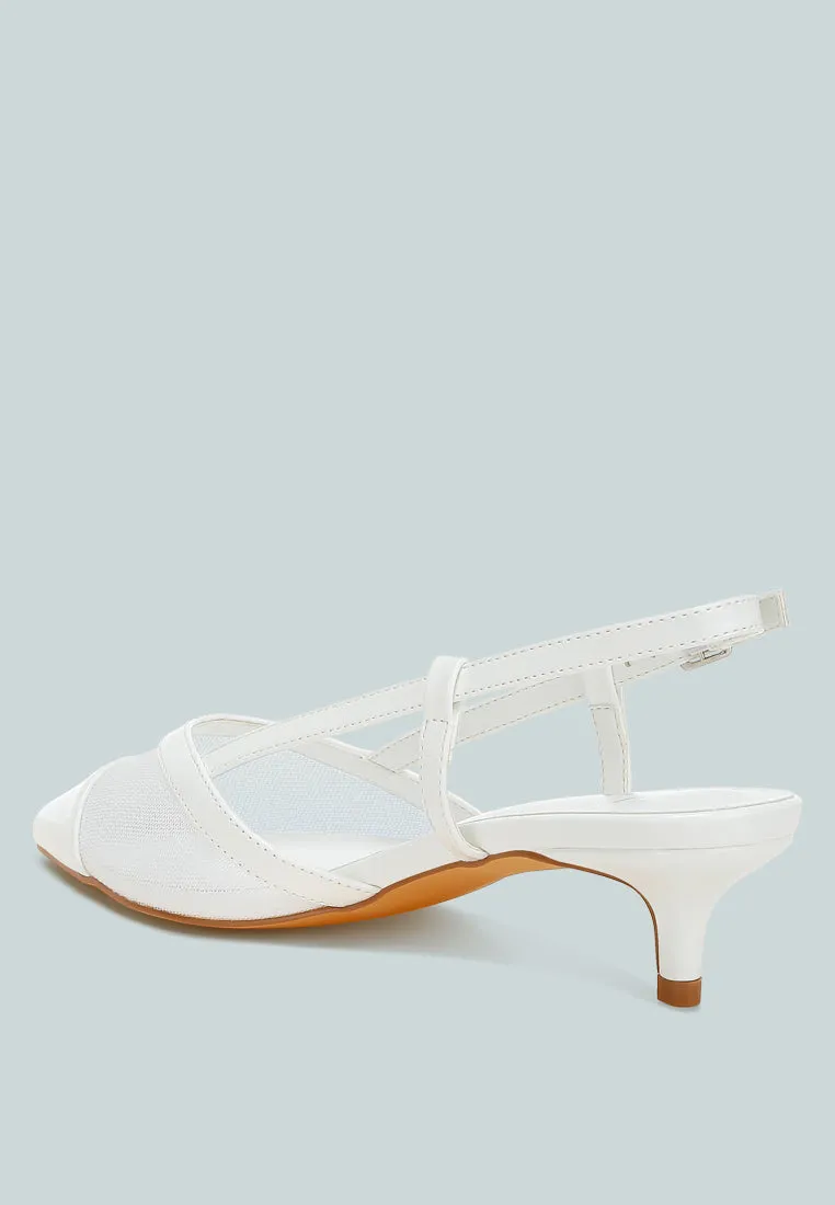 Mesh Slingback Sandals by RUW