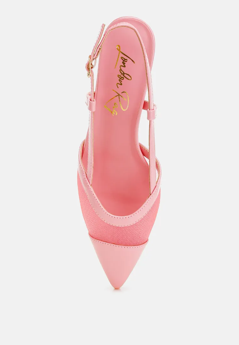Mesh Slingback Sandals by RUW