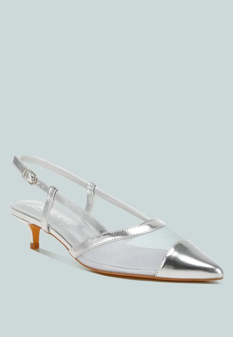 Mesh Slingback Sandals by RUW