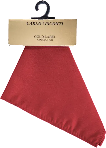 Micro Solid Tie-Hank-Bow-Crimson