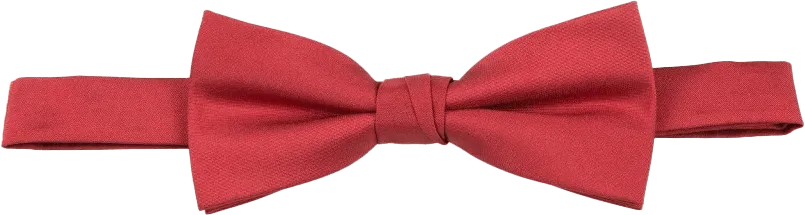 Micro Solid Tie-Hank-Bow-Crimson
